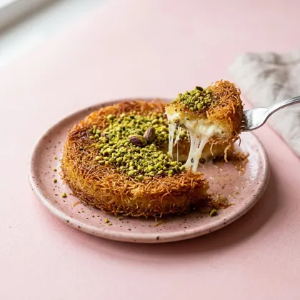 Knafeh de queijo