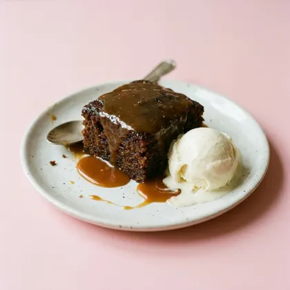 Pudim grudento de toffee